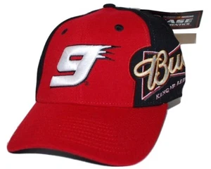 Nascar Chase Authentics Budweiser King of Beers Kasey Kahne #9 Flex Fit Cap Hat - Imagen 1 de 3