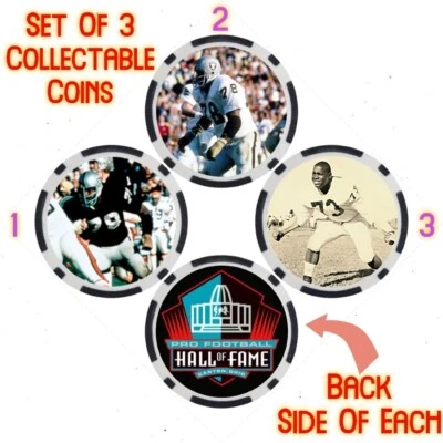 ART SHELL - PRO FOOTBALL HALL OF FAME - COLLECTABLE COIN SET - Image 1 of 2