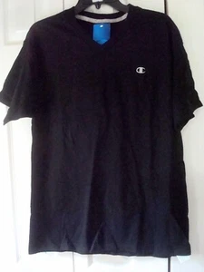 Camiseta negra para hombre talla mediana Champion NUEVA - Imagen 1 de 2