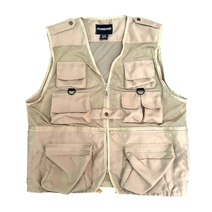 Humvee Photographer Vest Men XL Khaki Safari Hunting Fishing Camping New w/o Tag - Picture 1 of 10