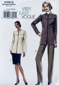 Vogue Pattern V7973 | Misses Lined Jacket, Skirt & Pants Size 14 16 18 20 UNCUT - Picture 1 of 3