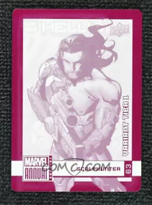 2020-21 Upper Deck Marvel Annual Cover Variants Plate Magenta Scalphunter 1/1 - Picture 1 of 2