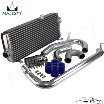 INTERCOOLER KIT FOR MITSUBISHI LANCER EVO 1 2 3 CE9A 4G63 1992-1995 UPGRADE BLUE - image 1 of 4