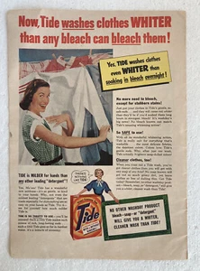 1952 Tide laundry detergent soap print magazine advertisement full page - Picture 1 of 2