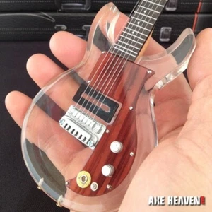 Keith Richards - See-thru Dan Armstrong Replik-Gitarre im Maßstab 1:4 ~ Axe Heaven ~ - Bild 1 von 4