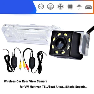 Auto Kabellos Rückfahrkamera für VW Caddy Passat Golf Multivan T5 Transporter - Bild 1 von 17