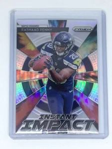 2018 PANINI PRIZM INSTANT IMPACT #II-10 RASHAAD PENNY RC SILVER PRIZM - Picture 1 of 10
