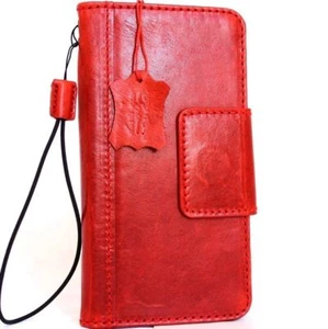 Genuine Real leather Case for Samsung Galaxy Note 8 Book Wallet Magnetic Cover - Picture 1 of 8