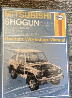 Mitsubishi Shogun & L200 Pick-up (1983-1994) Haynes Workshop Manual - NEW - Image 1 of 2