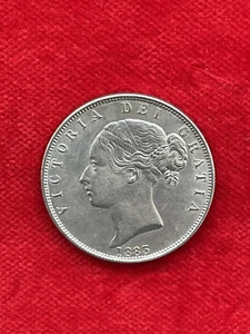 Queen Victoria Half Crown 1883 - UK, Silver - Picture 1 of 4