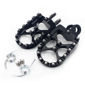 For Suzuki RM250 MX Biilet Footpegs RM 250 91-2002 1992 2000 2001 RM125 Footrest - Picture 1 of 10