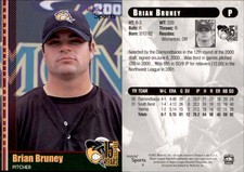 Brian Bruney 2002 MultiAd South Bend Silver Hawks #2 Card *AutographDen*