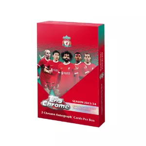 Topps Chrome Liverpool FC Hobby Box 23/24 - Foto 1 di 12