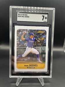 First rookie card RC 2023 SI Kids Paul Skenes LSU Pirates No. 1 MLB Draft #1091