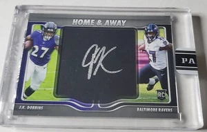 Jk Dobbins 2020 Panini Instant #8/10 Home & Away Signatures RC AUTO Chargers! - Picture 1 of 5