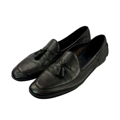 Ermenegildo Zegna Men Loafers 7.5 EU, 8.5 US brown soft Lambskin leather tassels - Image 1 of 4