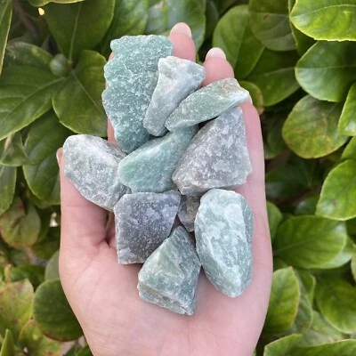 "AVENTURINE CRYSTALS" - Natural Raw Rough Gemstones - 250 Grams Bulk Lot - image 1 of 4