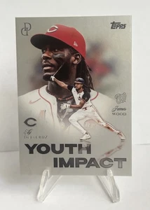 2025 Topps Dynamic Duals Elly De La Cruz & James Wood #YI-01 Youth Impact RC - Picture 1 of 2