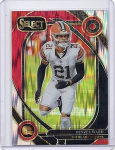 2024 Panini Select Club Level Denzel Ward #248 Black & Red Shock Prizm Browns - Picture 1 of 2