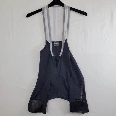 Endura Black Gray FS260-Pro SL Bibshort Made in EU L Cycling Padded Bibs Shorts - Image 1 of 4