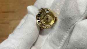 Reloj Seiko Anillo Dorado Analógico Reloj Hombre Mujer Vestido Clásico Elegante - Imagen 1 de 5