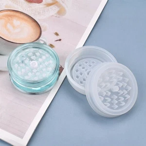 Epoxy Resin Mold Herbal Herb Grinder Spice Silicone DIY Leaf Crusher Mould- - Picture 1 of 8