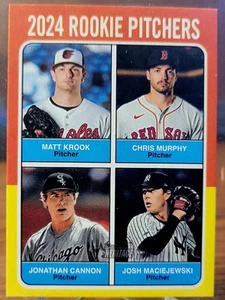 2024 TOPPS HERITAGE HIGH NUMBER ROOKIE PITCHERS MINI #616 - Picture 1 of 2
