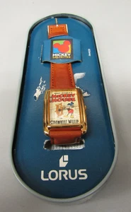 MICKEY MOUSE WATCH BY LORUS STEAMBOAT WILLIE MODEL V515-5A70 in tin - Picture 1 of 20