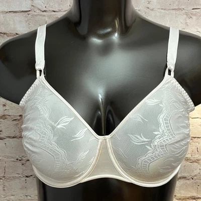 Sujetador con aros Bali 42DD forro plateado cobertura completa minimizador sin forro 3544 Foto 1 de 4