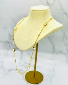 Echte Miu Miu Strass Statement Halskette - gebraucht / LV5709 - Bild 1 von 6