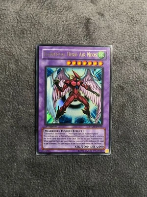 YUGIOH! Elemental Hero Air Neos STON-EN034 Ultra Rare 1st Edition LP - Image 1 of 4