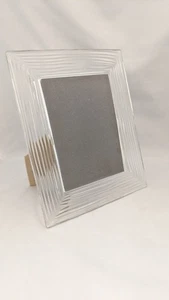 Jasper Conran Aura Collection Glass Photo Frame By Stuart Crystal Freestanding - Picture 1 of 12