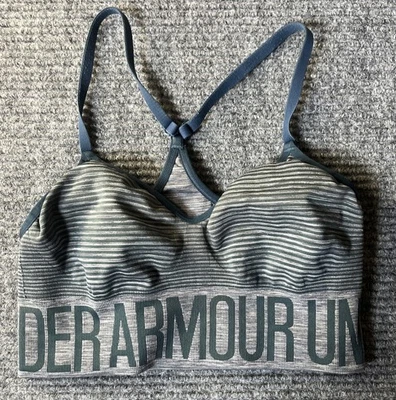 Under Armour Sports Bra Women Small  Petite S/P PS Black Gym Yoga Running Sports - Image 1 of 4