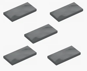 5 New LEGO Dark Stone Grey 2x4 Tile 87079 plate gray flat smooth floor street - Picture 1 of 6