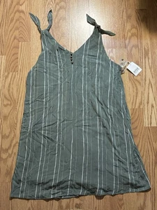 Ana Damen Playa Träger Top Bluse Größe Large grün weiß Streifen neu mit Etikett - Bild 1 von 5