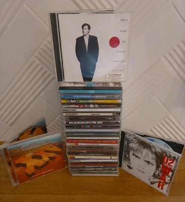 CD BUNDLE - X27 CDs Job Lot Of British Irish Rock Pop Erasure U2 Pogues Ferry  - Image 1 of 4