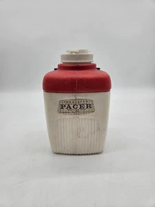 Vintage Isolierkanne Hamilton Skotch Pacer hält heiß oder kalt L-337-65R rot weiß - Bild 1 von 5