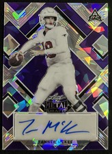 2022 Leaf Metal Draft -Tanner McKee Auto Purple Prismatic #BA-TM1 /15