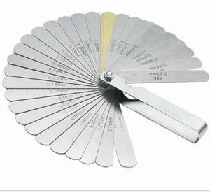 32 Blade Feeler Gauge Dual Reading Combination Feeler Gauge Metric & SAE US - Bild 1 von 6