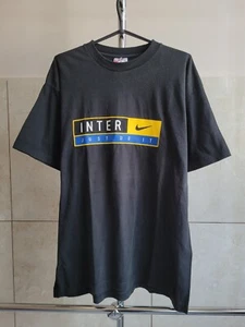 RARA T-shirt calcio Nike Inter Milan anni 90 vintage uomo taglia XL - Foto 1 di 5