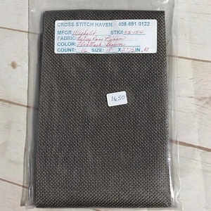 Betsy Ross Linen By Wilchelt Cross Stitch FLINTLOCK BROWN 16 Count - Picture 1 of 4