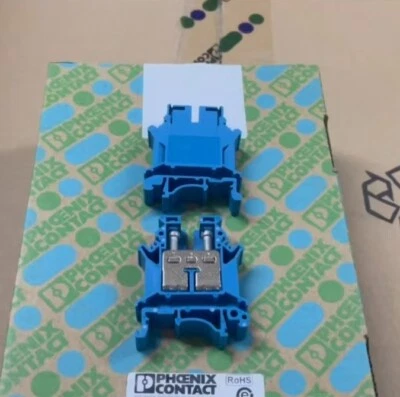 50PCS Phoenix Contact 3006056 straight through terminal block UK 16 N BU - Image 1 of 2