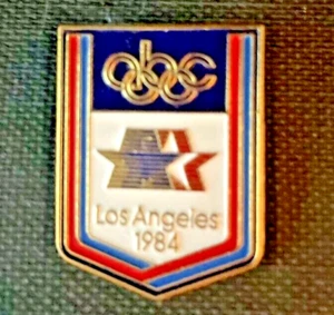 84' Los Angeles Olympics ABC Media Pin - Picture 1 of 2