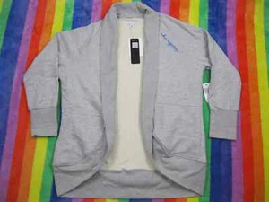 Erin Andrews Wear Los Angeles Chargers Cardigan Sweater Women Gray NFL XXL 2XL - Picture 1 of 18