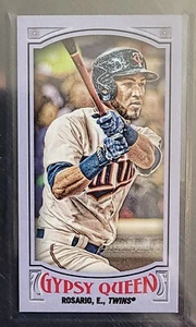 2016 TOPPS GYPSY QUEEN BASEBALL 207 PURPLE MINI EDDIE ROSARIO 240/250 TWINS - Picture 1 of 2