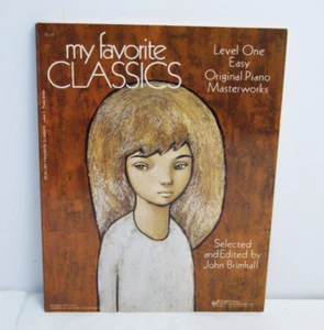 Piano Level One Easy Keyboard  Masterworks My Favorite Classics MUSTY ODOR READ - Picture 1 of 5