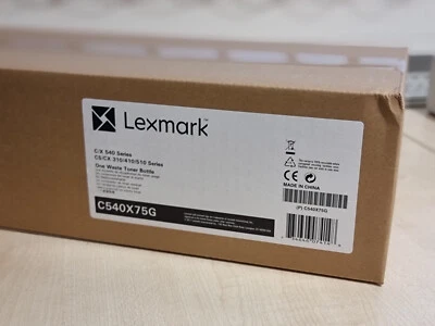 Lexmark C540X75G Resttonerbehälter Waste Toner Bottle NEU in OVP für C54x - Bild 1 von 2