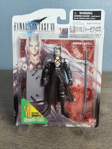 1998 Bandai Final Fantasy 7 VII FF7  Soldier Sephiroth Extra Knights Figure FF7 Cover