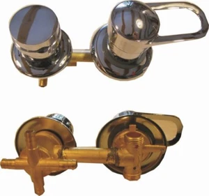 Universal Armatur Einhebelmischer 14,5 cm 4 fach Umschalter Duschtempel Dusche - Bild 1 von 2