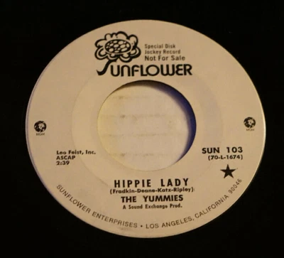 The Yummies – Patty Cake / Tomorrow 45 RPM Record Promo Record Vg++ To Nm- - Image 1 of 4